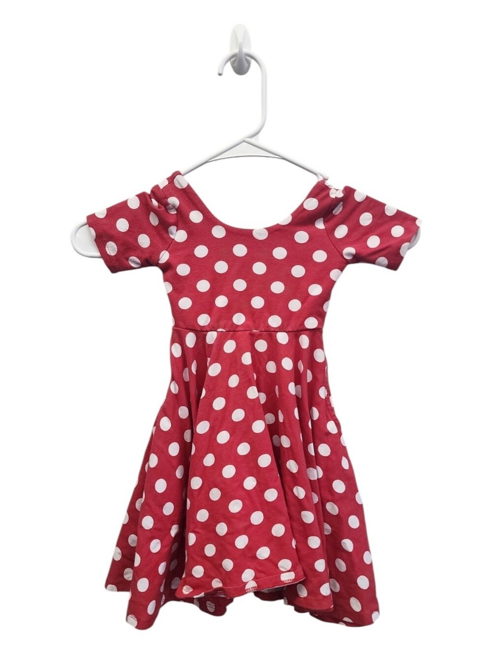 Adorable Remie Girl red and white polka dot dress in size 3